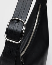 Load image into Gallery viewer, BAGGU Recycled Leather Shoulder Bag, Black