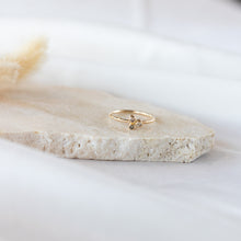 Load image into Gallery viewer, Champagne Diamond Cluster Ring