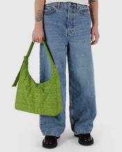 Load image into Gallery viewer, BAGGU Nylon Shoulder Bag, Green Juice