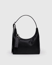Load image into Gallery viewer, BAGGU Mini Recycled Leather Shoulder Bag, Black