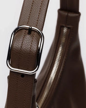 Load image into Gallery viewer, BAGGU Mini Recycled Leather Shoulder Bag, Brown