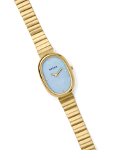 Load image into Gallery viewer, Breda - Jane Watch, Gold/Sky