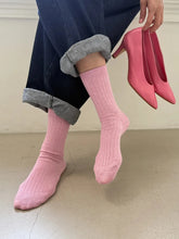 Load image into Gallery viewer, Glitter Socks, Rosé