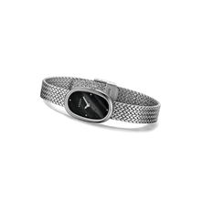 Load image into Gallery viewer, Breda - Jane Mini Watch, Tethered Silver & Black