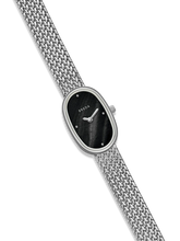 Load image into Gallery viewer, Breda - Jane Mini Watch, Tethered Silver & Black
