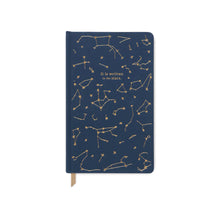 Load image into Gallery viewer, Cloth Journal - Navy Constellations