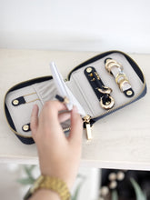 Load image into Gallery viewer, Stackers Compact Jewellery Purse, Navy