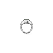 Load image into Gallery viewer, Breda - Nocturne Time Ring, Silver/Smoke