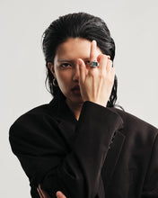 Load image into Gallery viewer, Breda - Nocturne Time Ring, Silver/Smoke