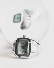 Load image into Gallery viewer, Breda - Nocturne Time Ring, Silver/Smoke