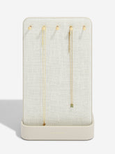 Load image into Gallery viewer, Stackers Oatmeal & Linen All-In-One Jewellery Stand