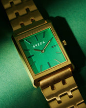 Load image into Gallery viewer, Breda - Virgil Watch, Gold/Jade