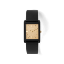 Load image into Gallery viewer, Breda - Virgil Watch, Black Leather/Champagne