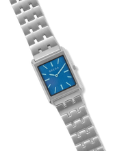 Load image into Gallery viewer, Breda - Virgil Watch, Silver/Cobalt Blue