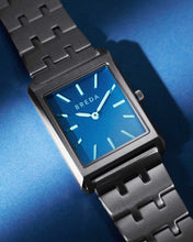 Load image into Gallery viewer, Breda - Virgil Watch, Silver/Cobalt Blue