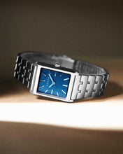 Load image into Gallery viewer, Breda - Virgil Watch, Silver/Cobalt Blue
