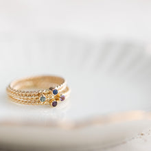 Load image into Gallery viewer, Gemstone Twist Ring