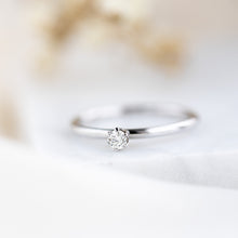 Load image into Gallery viewer, Classic Diamond Ring, 14k Palladium White Gold