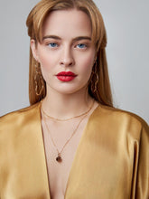 Load image into Gallery viewer, Linked Wave Earrings