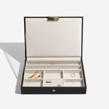 Load image into Gallery viewer, Stackers Black Classic Jewellery Box
