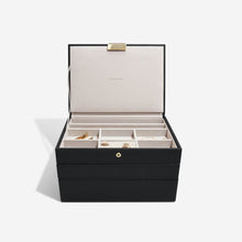 Load image into Gallery viewer, Stackers Black Classic Jewellery Box