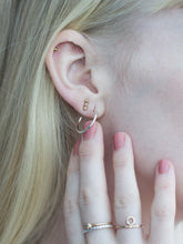 Load image into Gallery viewer, Hammered Hoops