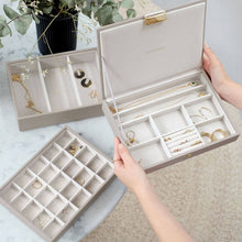 Load image into Gallery viewer, Stackers Taupe Classic Jewellery Box