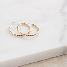 Load image into Gallery viewer, Twist Hoops