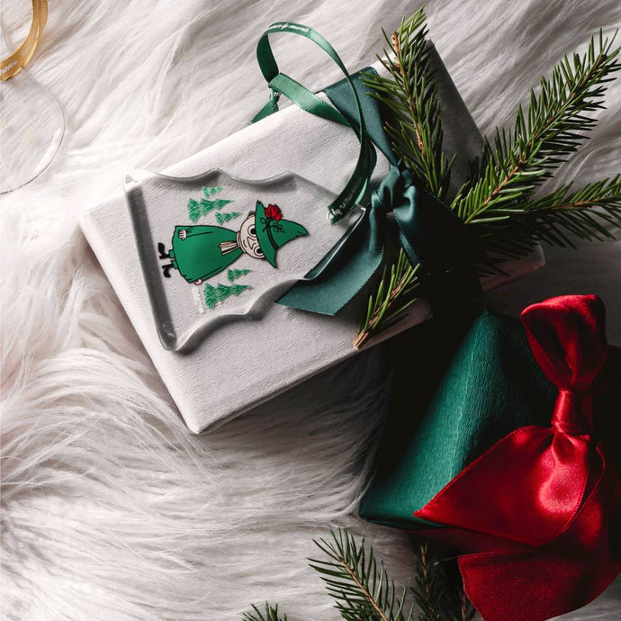 Moomin Glass Ornament, Snufkin