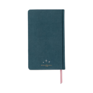Forsala - Celestial Bookcloth Journal, Teal Moon