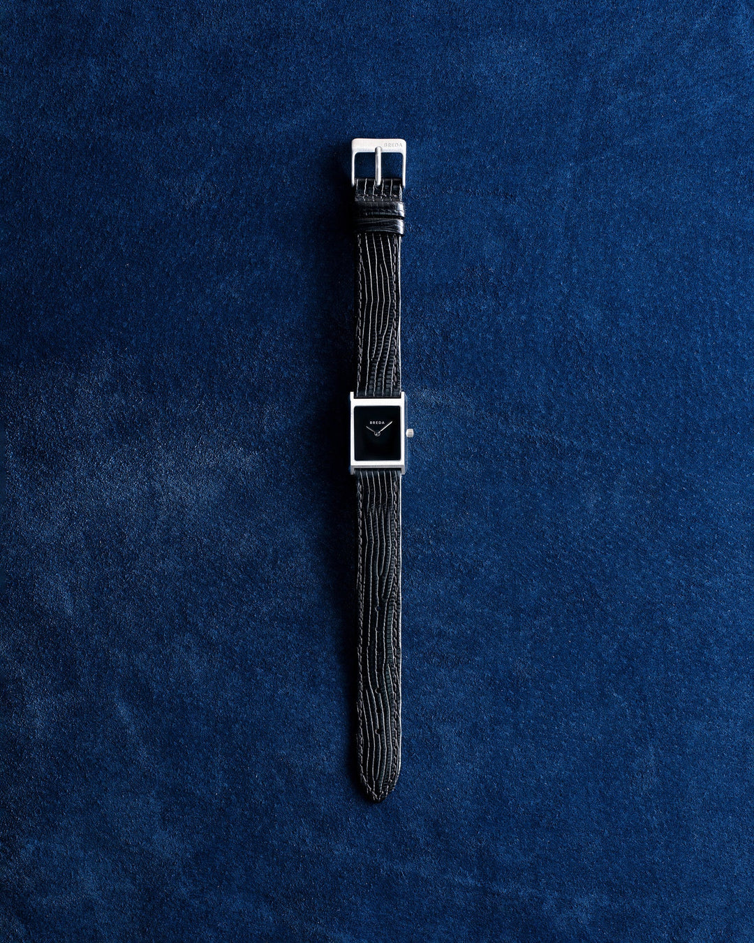 Breda - Virgil Watch, Midnight/Silver (Leather Embossed)