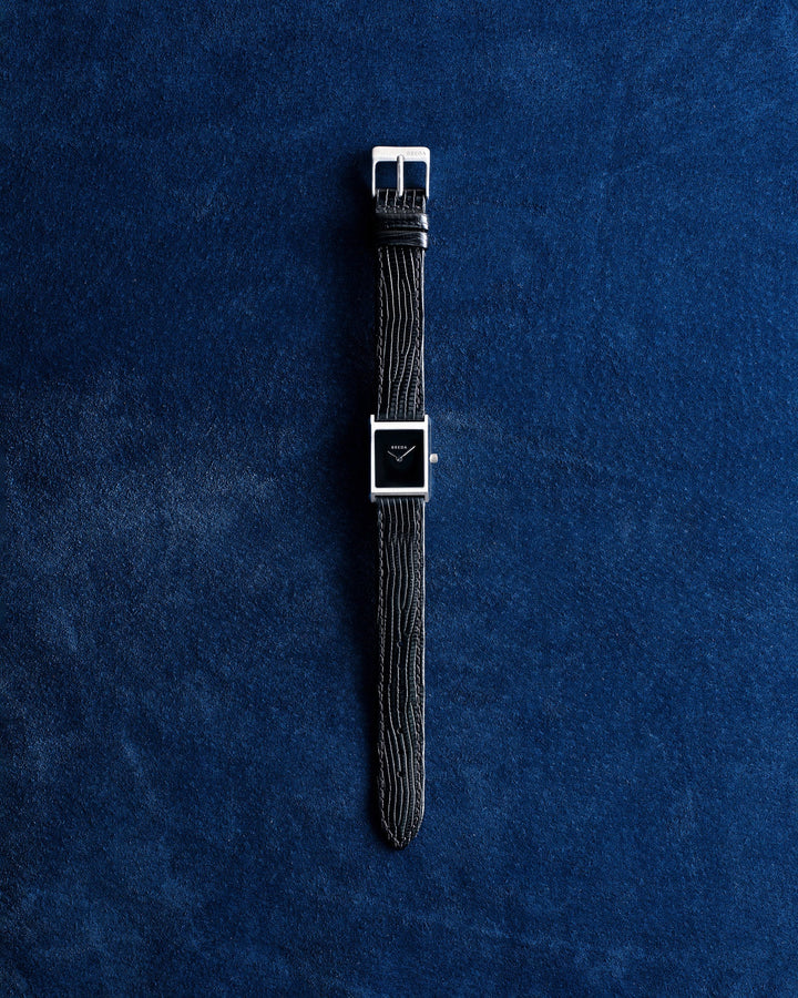 Breda - Virgil Watch, Midnight/Silver (Leather Embossed)