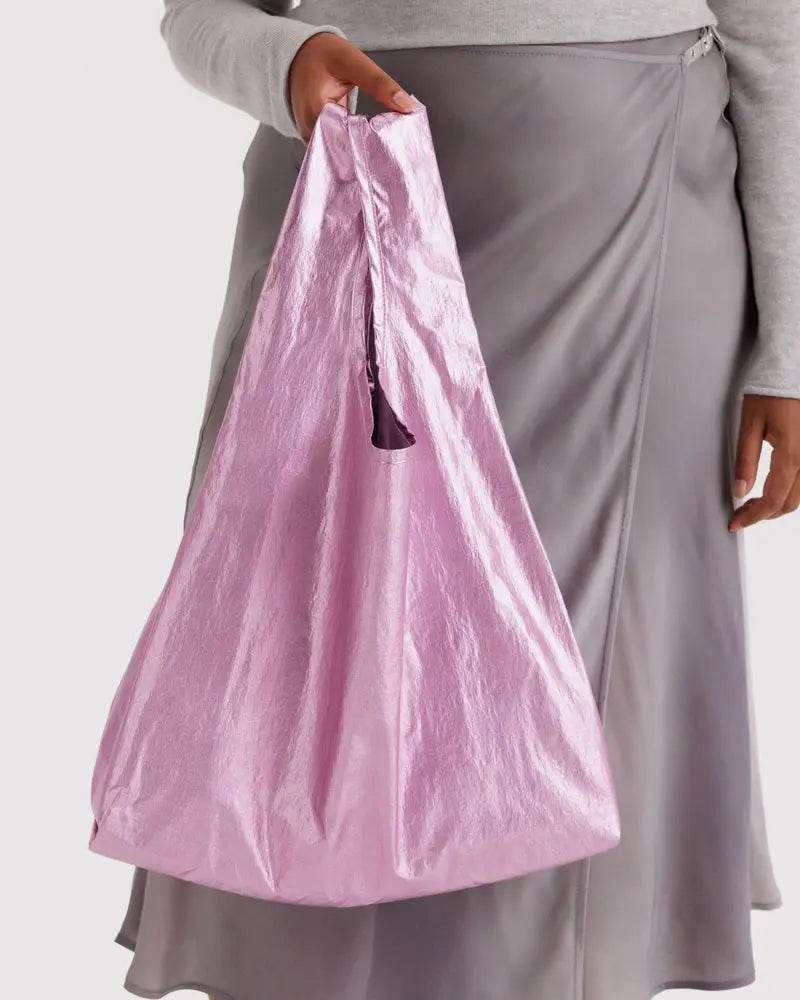 BAGGU Blush Metallic
