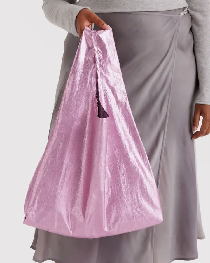 BAGGU Blush Metallic
