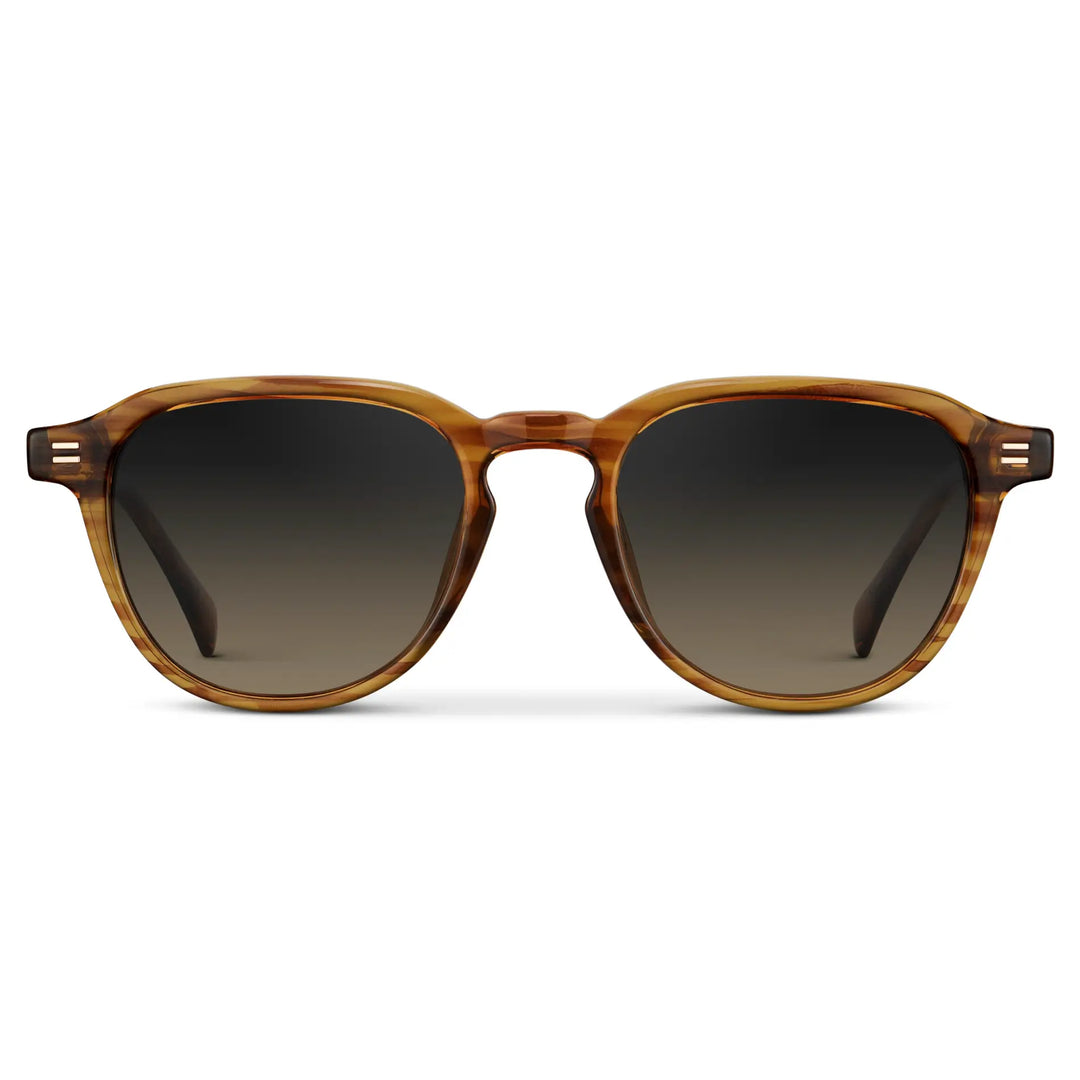 WMP Baker Sunglasses, Golden Brown Grain
