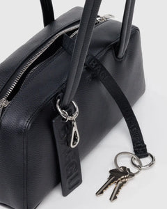BAGGU Small Recycled Bowler Bag, Black