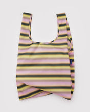 Load image into Gallery viewer, BAGGU Reusable Bag, Gradient Stripe Pink &amp; Yellow