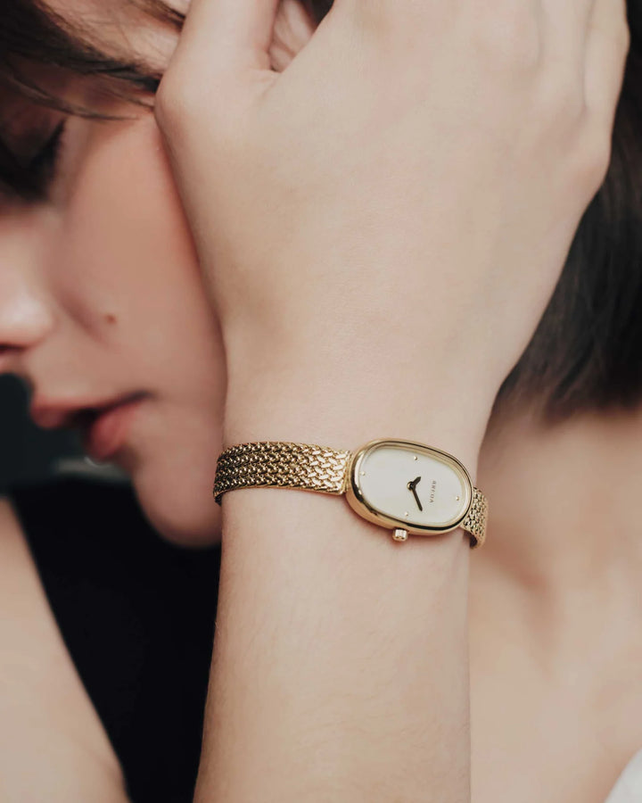Breda - Jane Watch, Gold Tethered Small