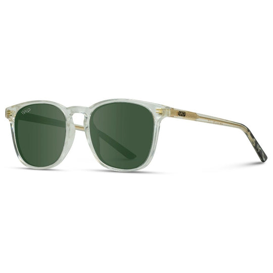 Nick Sunglasses, Glossy Clear