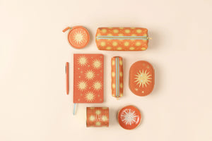 Forsala - Celestial Bookcloth Journal, Terracotta Sun