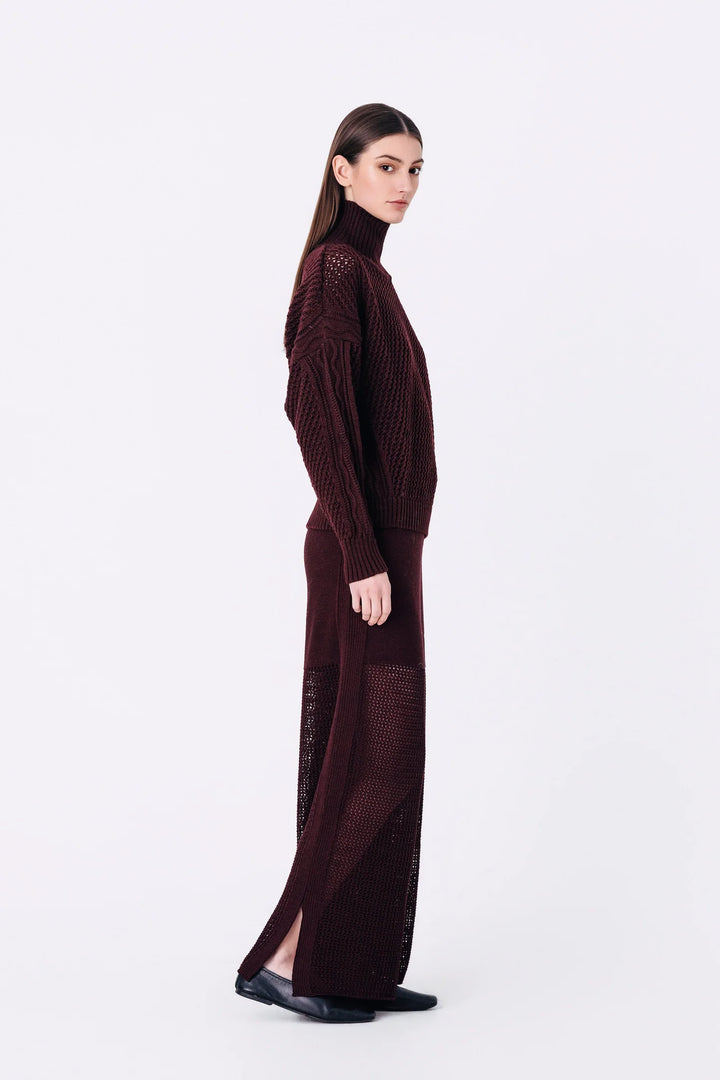 Magnea - NINA SWEATER / MOCHA