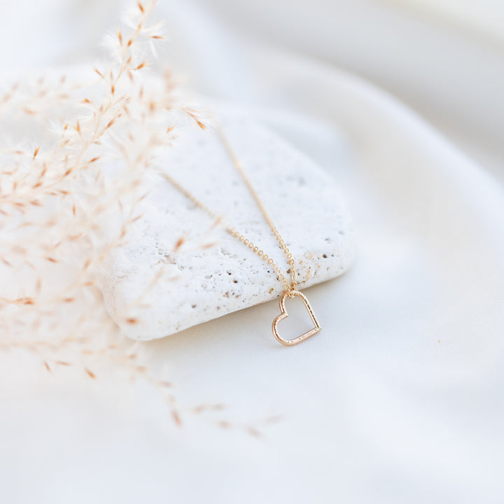 14k Heart Necklace