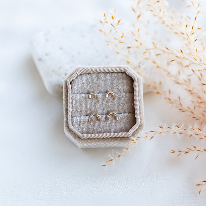 14k Solar Studs