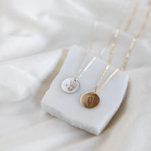 Load image into Gallery viewer, Custom Engraved Necklace, Fingerprint / Footprint