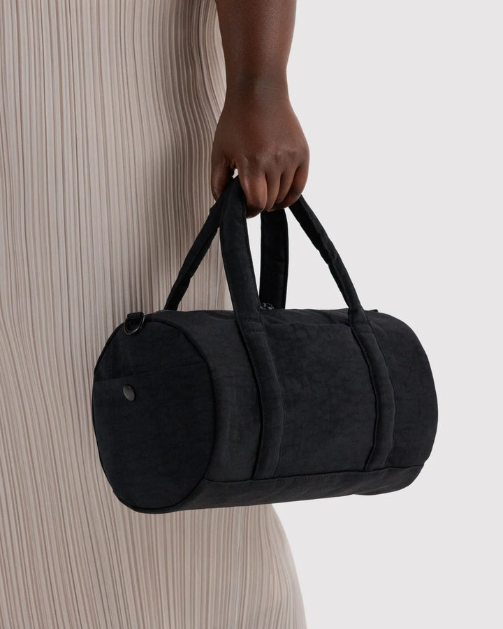 BAGGU Nylon Duffle Bag, Black