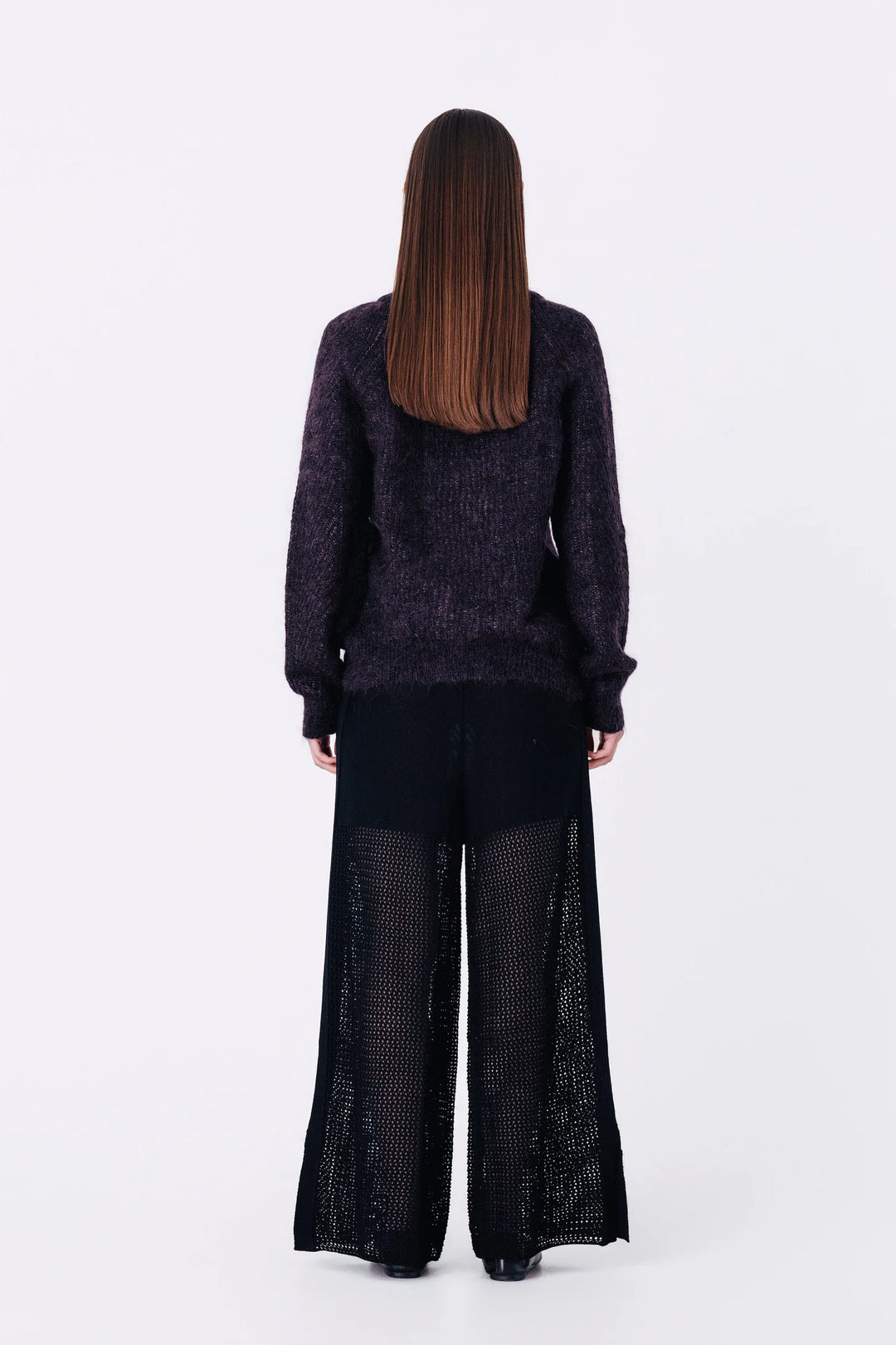 Magnea - SASHA CARDIGAN / PLUM