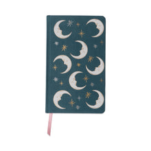 Load image into Gallery viewer, Forsala - Celestial Bookcloth Journal, Teal Moon