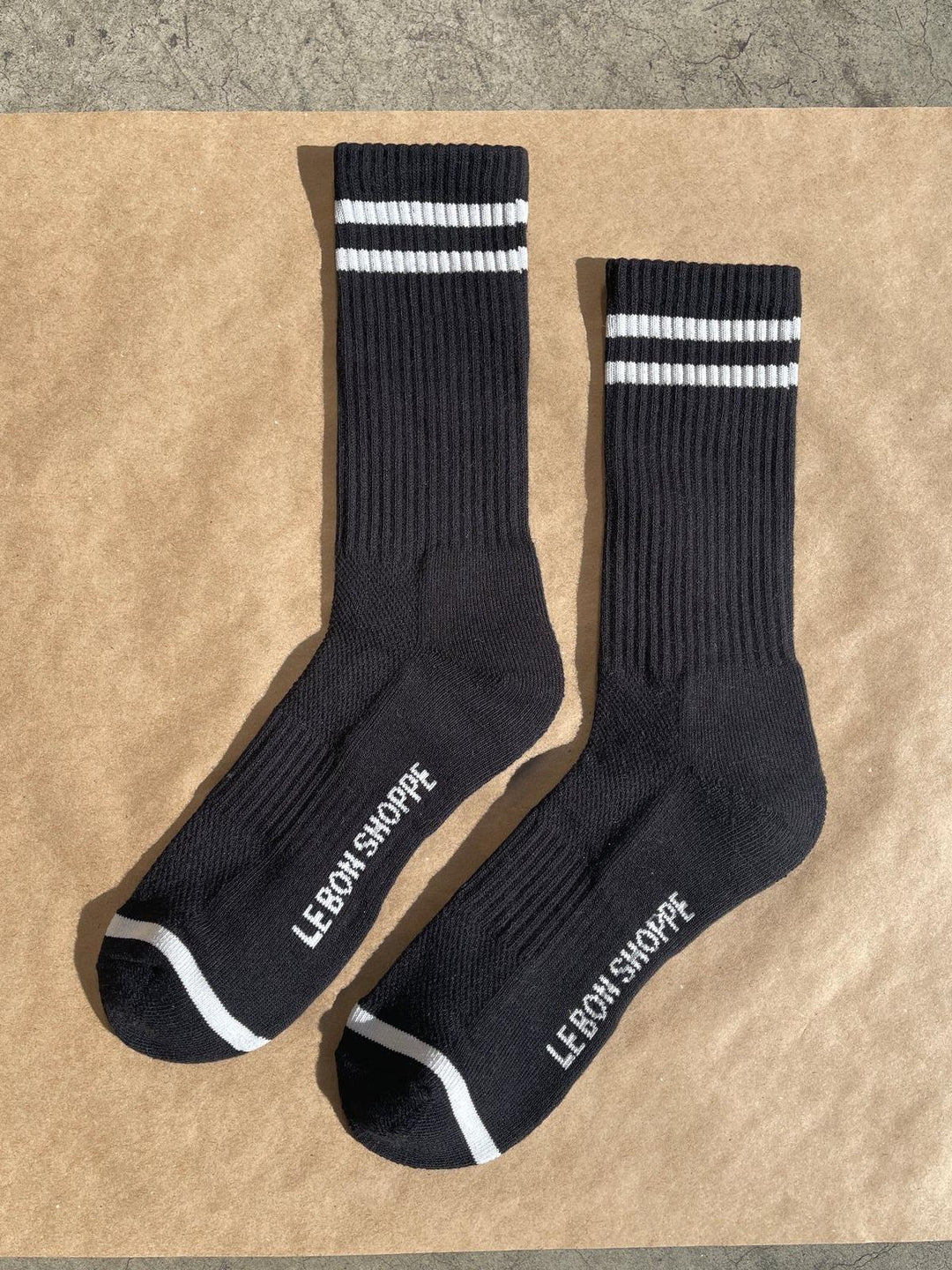 Men’s Boyfriend Socks, Noir