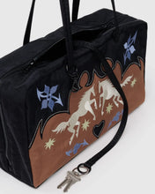 Load image into Gallery viewer, BAGGU Medium Nylon Bowler Bag, Western Appliqué