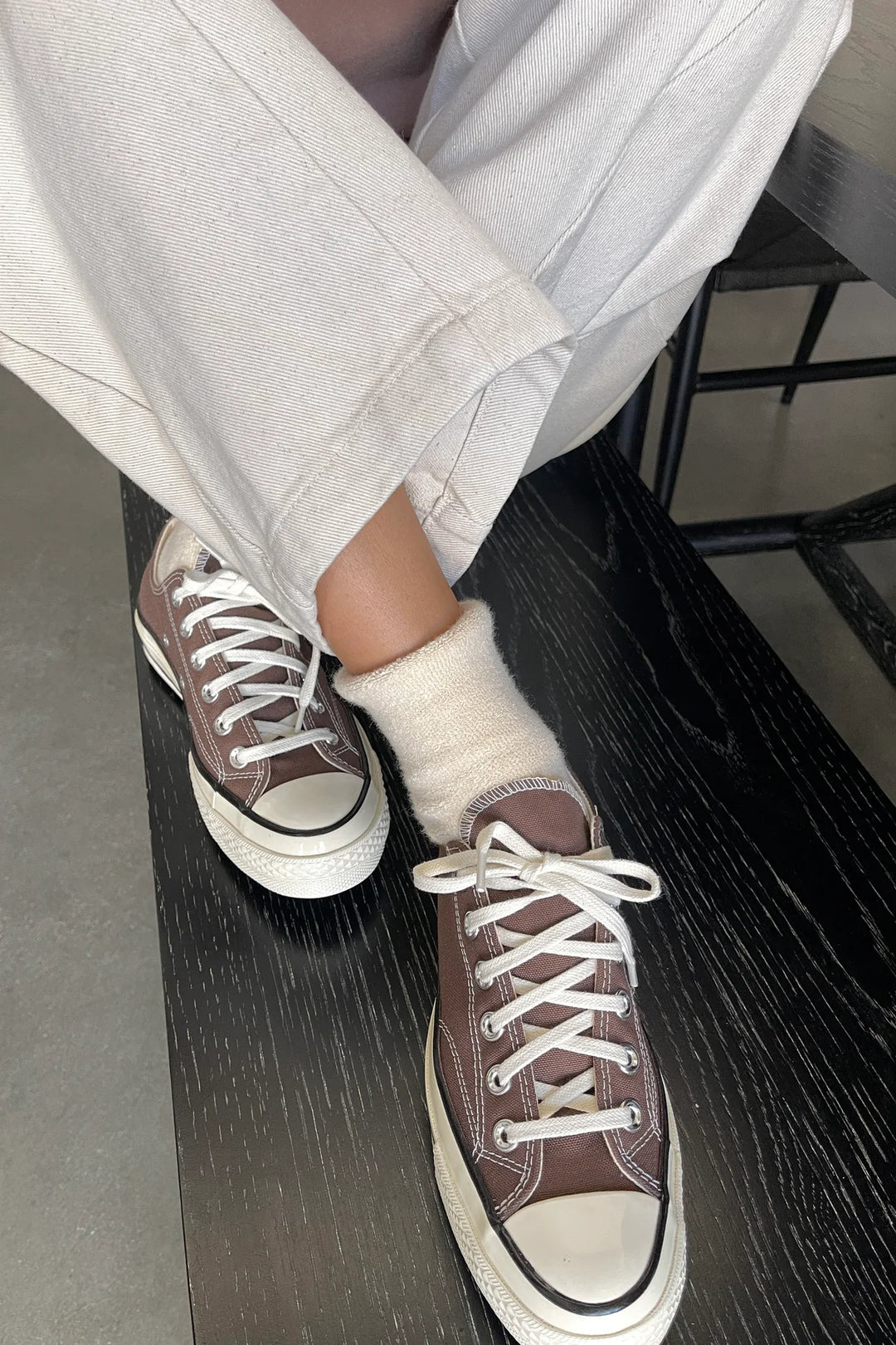 Clouds Socks, Ecru